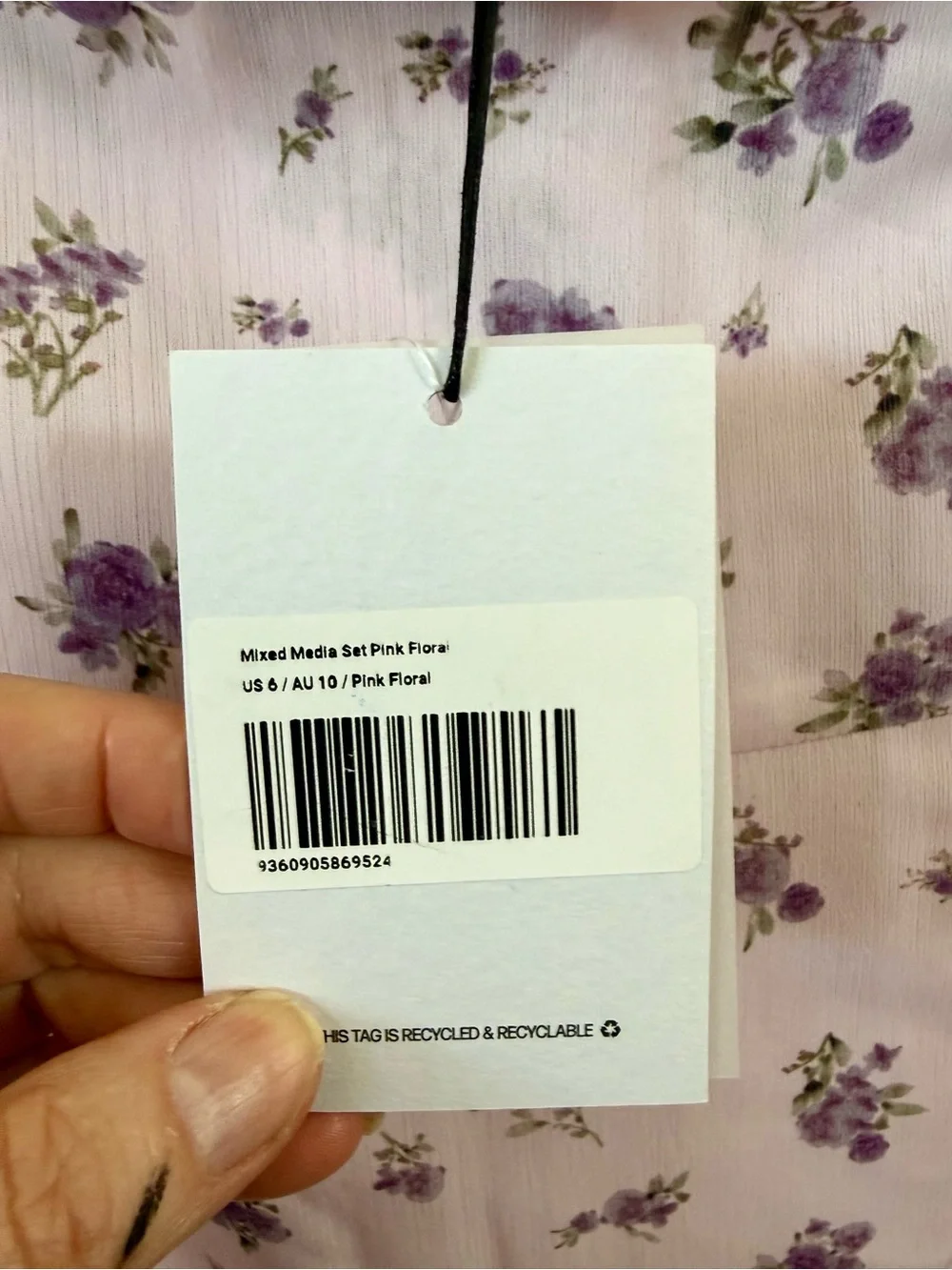 Princess Polly Pink Floral Midi Skirt NWT Size 6 Cottagecore Feminine Spring